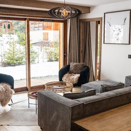 4-Room Apartment With Garden, Gym And Shared Spa Межев Экстерьер фото