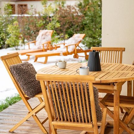 4-Room Apartment With Garden, Gym And Shared Spa Межев Экстерьер фото