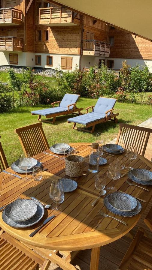 4-Room Apartment With Garden, Gym And Shared Spa Межев Экстерьер фото